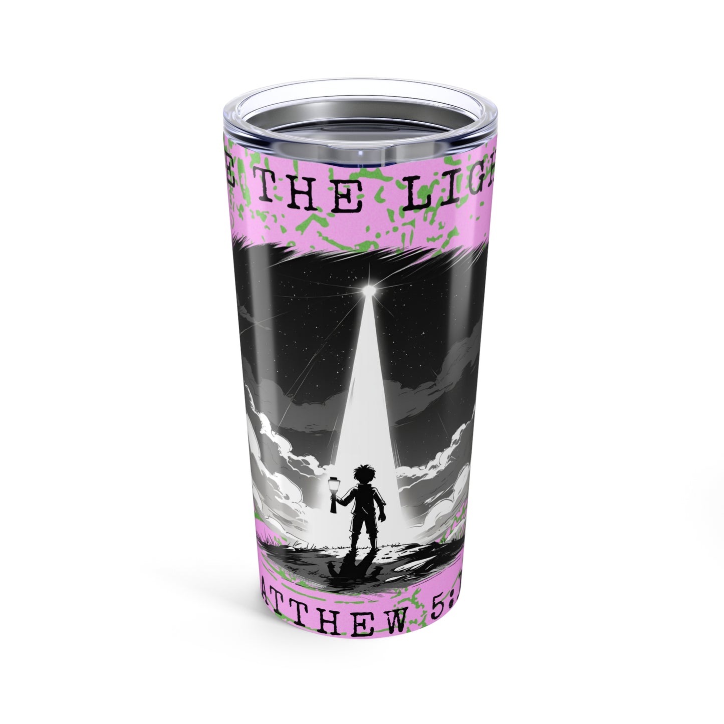Inspirational Matthew 5:14 Tumbler, 20oz Travel Mug, Motivational Drinkware, Bible Verses, Christian Gifts, Unique Tumblers, Custom [...]