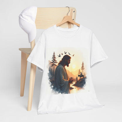 Christian Jesus Nature T-Shirt — Inspirational Faith Forest Graphic Tee