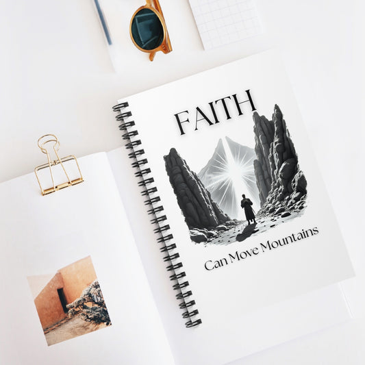 Faith-Inspired Spiral Notebook | Motivational Journal, Encouragement Gift, Office Supplies, School Supplies, Unique Stationery