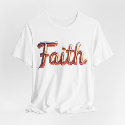 Faith-Inspired Unisex Jersey Tee, Inspirational T-Shirt, Gift for Believers, Casual Faith Shirt, Everyday Motivation Top, Spiritual Wear