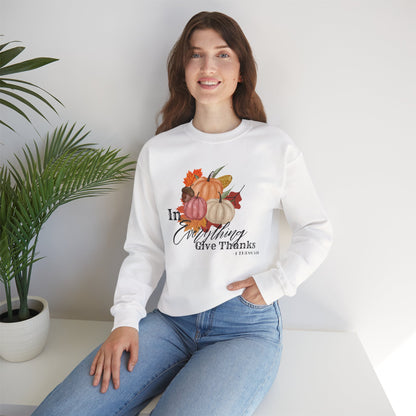 Thanksgiving Cozy Crewneck Sweatshirt, Unisex Fall Apparel, Harvest Season Gift, Autumn Fashion, Thanksgiving Decor