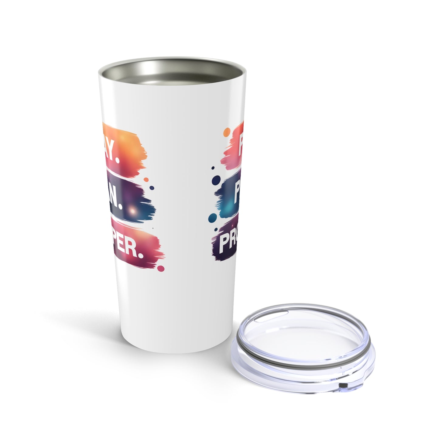 Vibrant Inspirational Tumbler 20oz, Motivational Drinkware, Gift for Friends, Office, Travel Mug, Self-Care