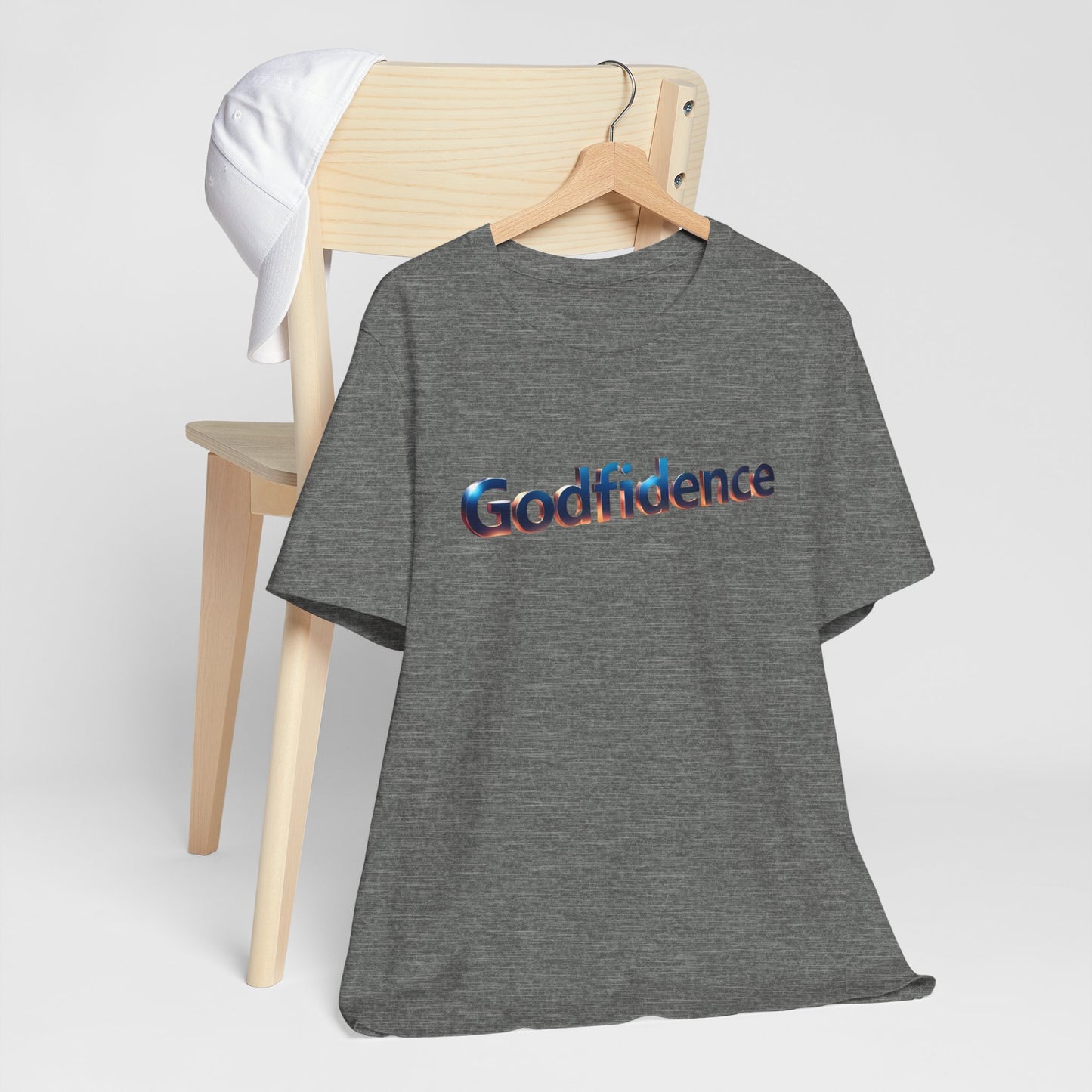 Unisex Jersey Short Sleeve Tee - 'Godfidence' Graphic Tee, Motivational T-Shirt, Gift for Faith, Christian Apparel, Inspirational [...]