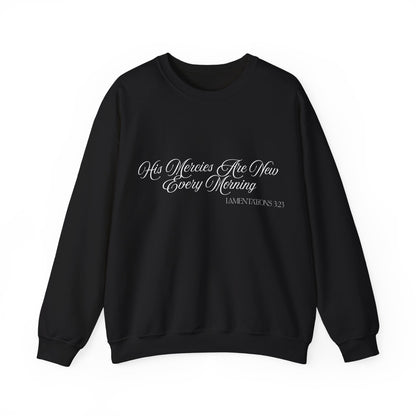 Inspirational Crewneck Sweatshirt, Cozy Faith Sweatshirt, Casual Church Apparel, Morning Motivation, Gift for Believers