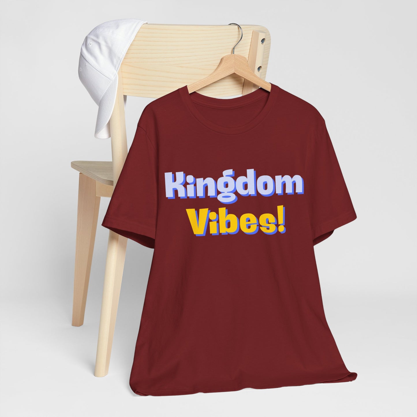 Kingdom Vibes Unisex Short Sleeve Tee | Casual Summer Shirt, Gift for Friends, Streetwear Fashion, Festival Outfit, Birthday Gift