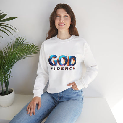 Galactic Confidence Sweatshirt, Motivational Sweatshirt, Positive Affirmation Crewneck, Inspirational Gift for Him/Her, Spiritual [...]