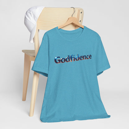 Unisex Jersey Short Sleeve Tee - 'Godfidence' Graphic Tee, Motivational T-Shirt, Gift for Faith, Christian Apparel, Inspirational [...]